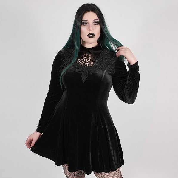 Velvet Spider Queen Dress