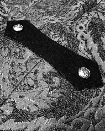Velvet back belt detail