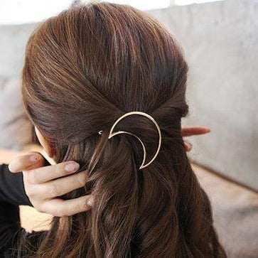 Crescent Moon Hair Clip