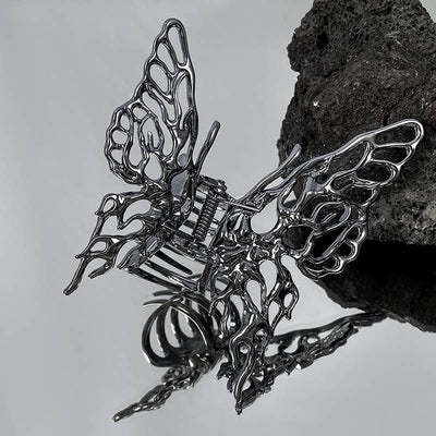 Gothic Butterfly Hair Clip