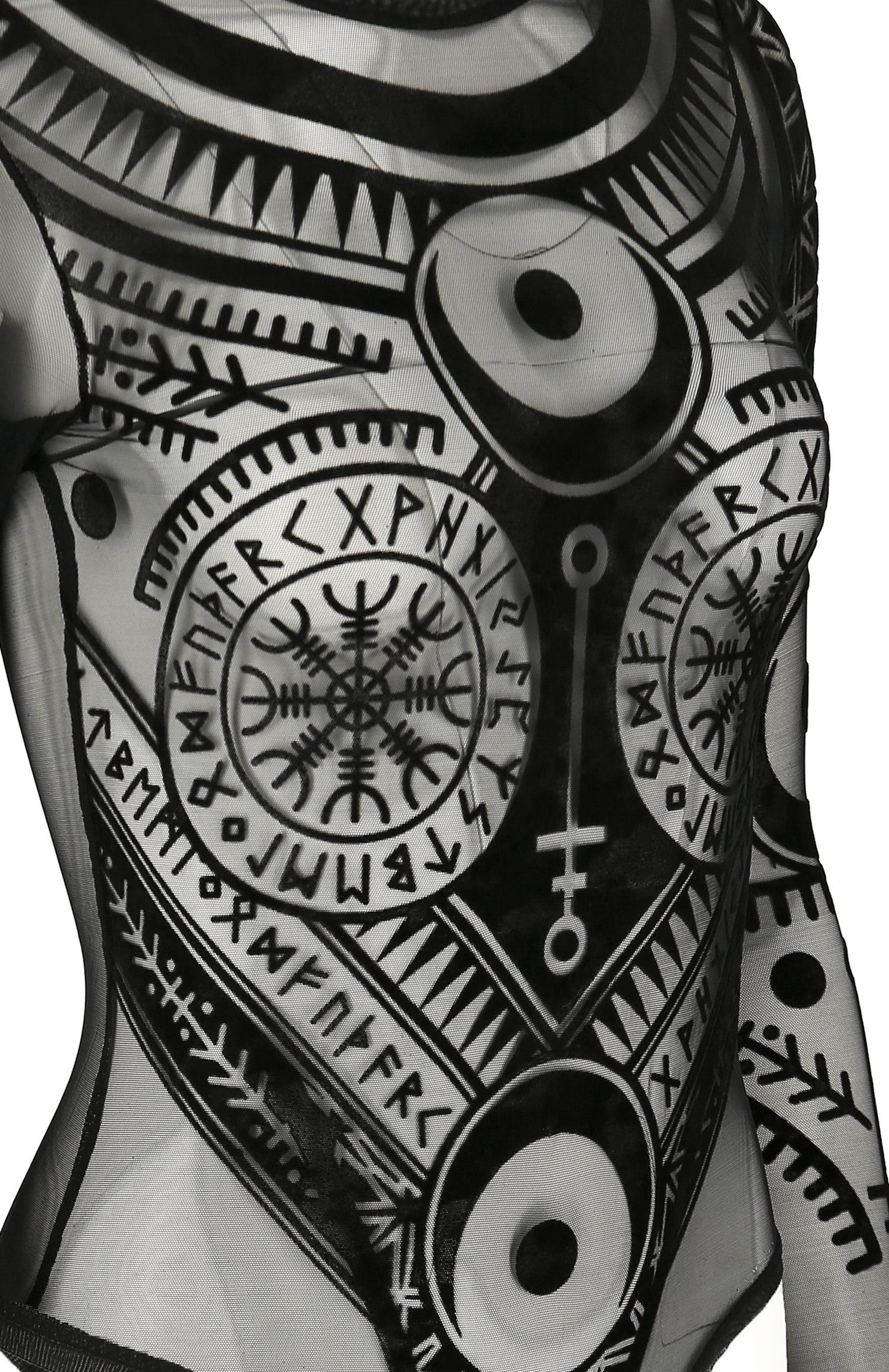 Runic Body Runes Bodysuit – Goth N' Rock