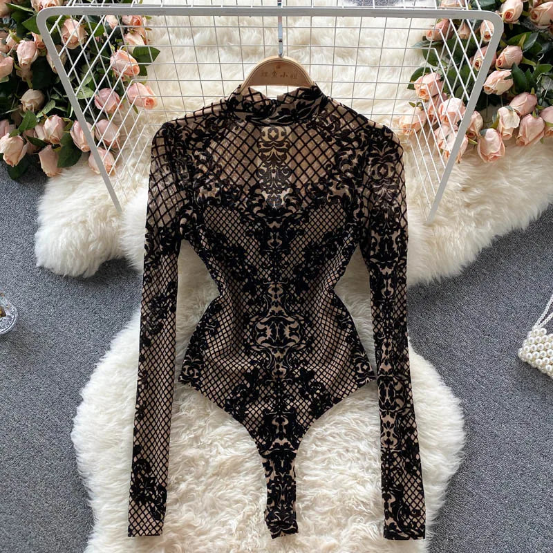 Women's Velvet Bodysuit – Goth N' Rock