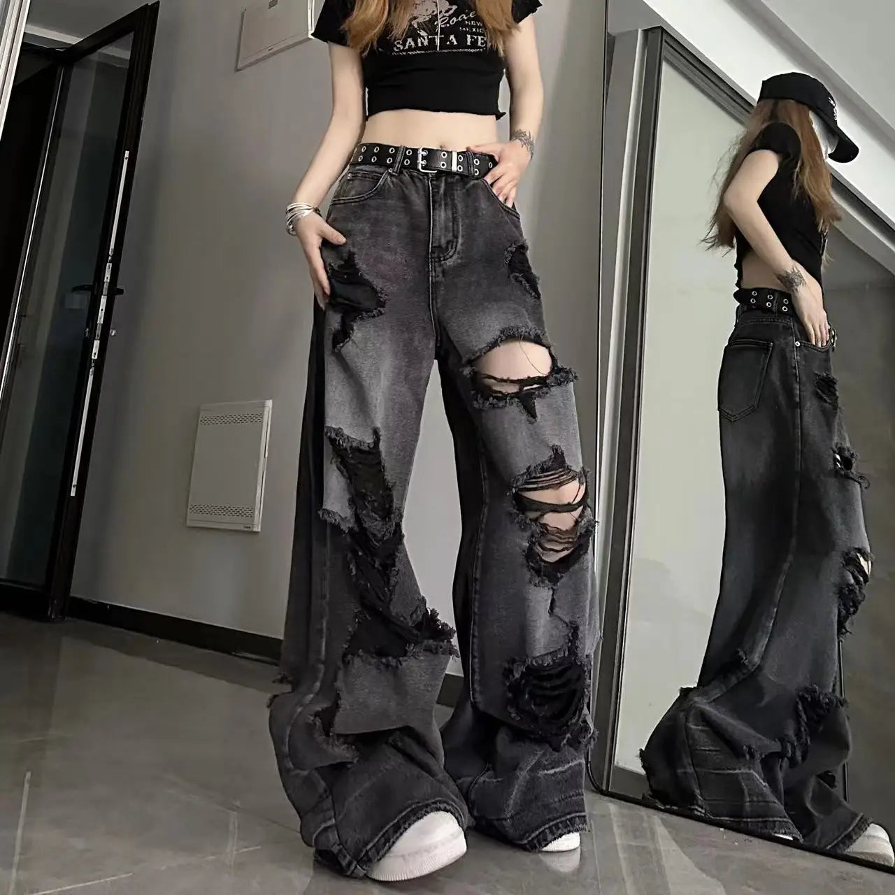 Ripped Goth Rights Women's Ripped Jeans – Goth N' Rock