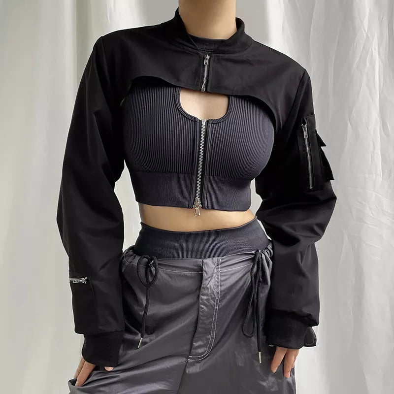 Women's Cropped Jacket – Goth N' Rock