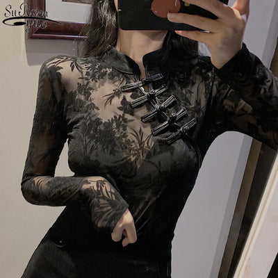 Gothic See-Through Top