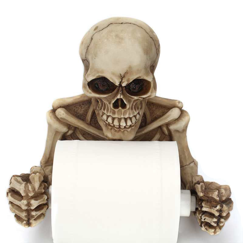 Skull Paper Roll Holder