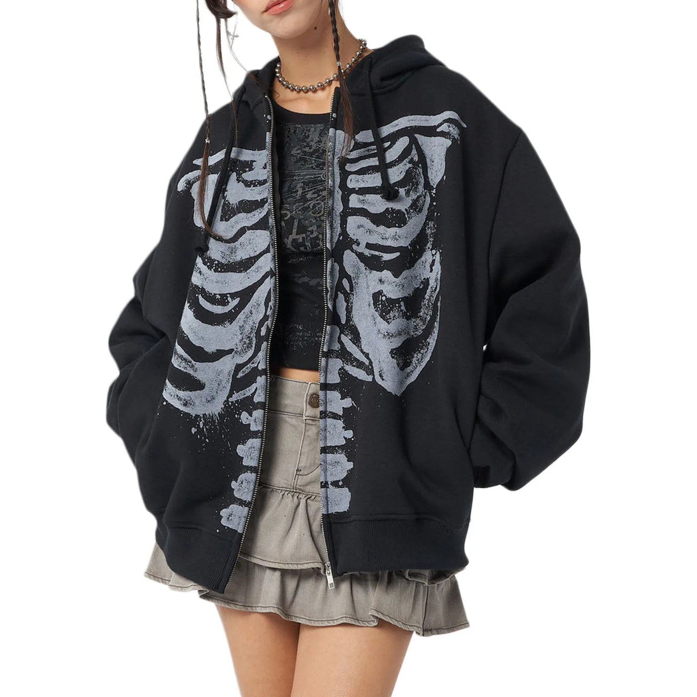 Women's Skull Hoodie