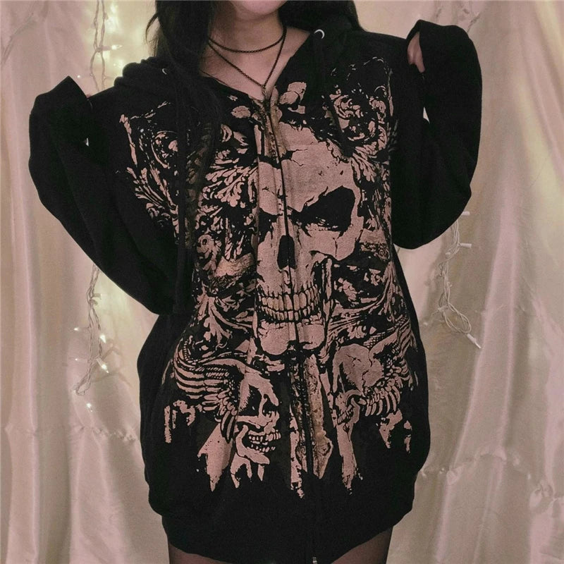 Women's Skull Hoodie