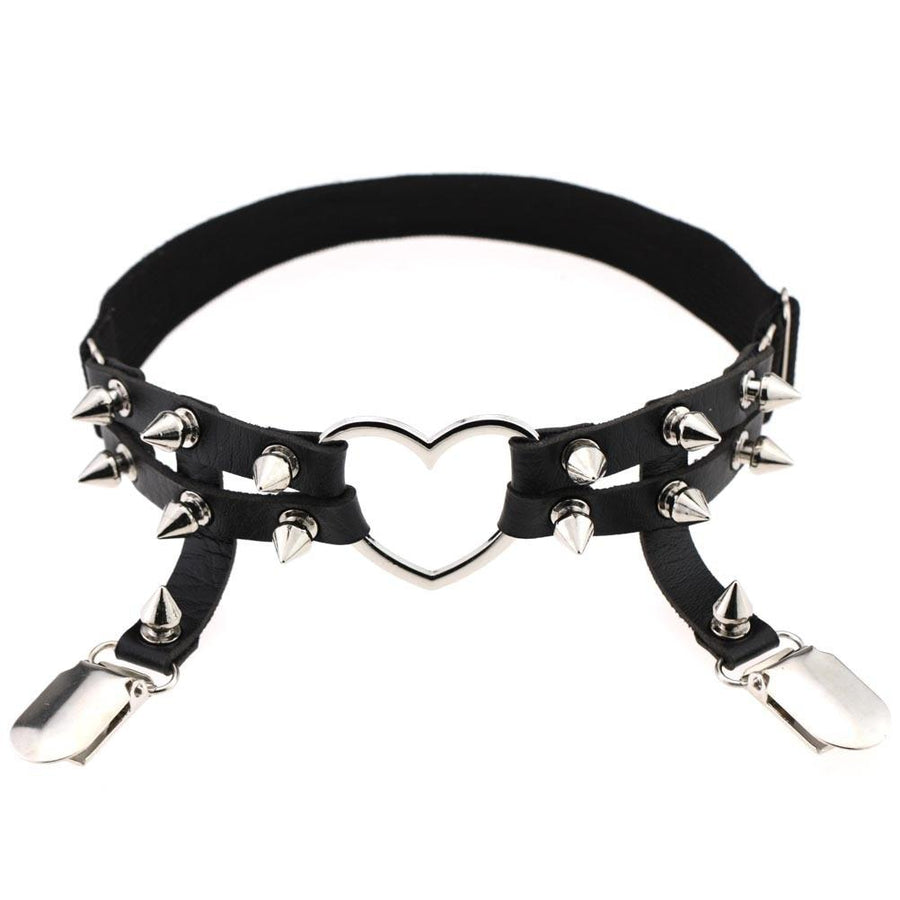 Punk Heart Garter Goth N' Rock Punk Heart Garter Goth N' Rock
