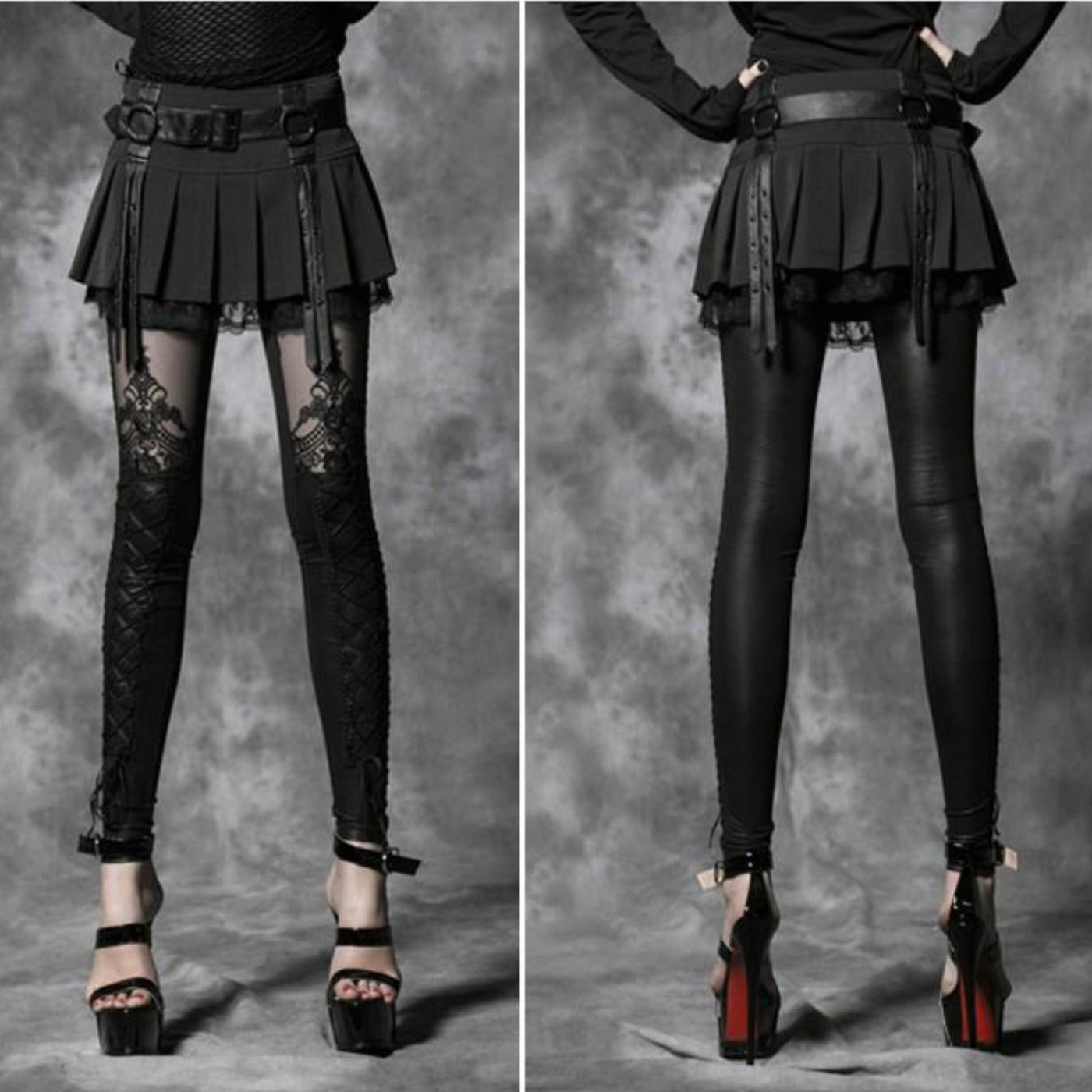 Gothic Pleated Skirt
