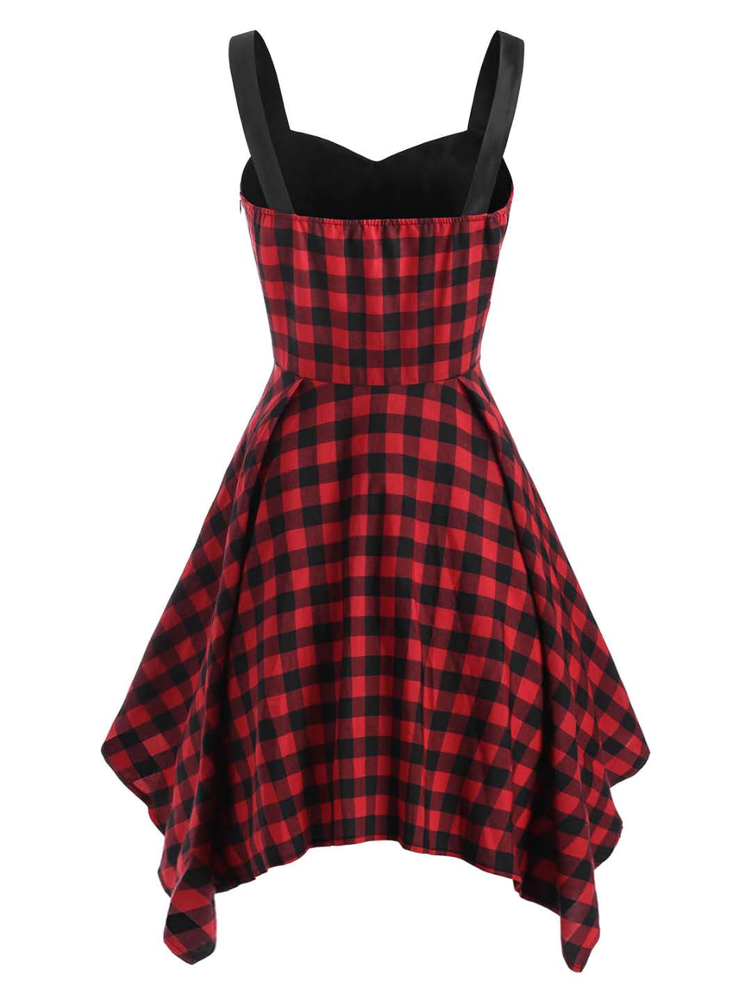 RED & BLACK GOTHIC DRESS