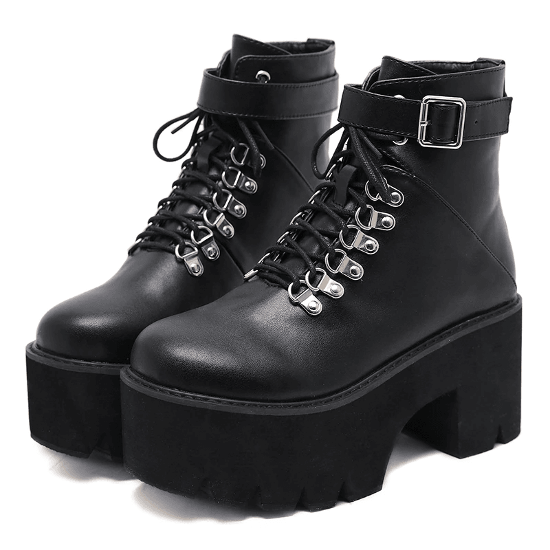 RIVEN GUARDIAN BOOTS – Goth N' Rock