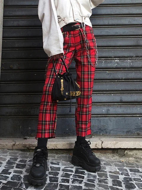 Gothic Plaid Pants