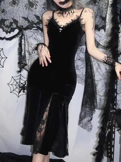 Velvet Gothic Dress